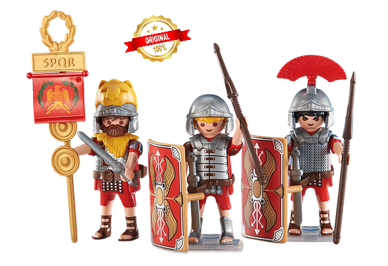 Playmobil History addon 6490 3 Roman Soldiers Legionaries